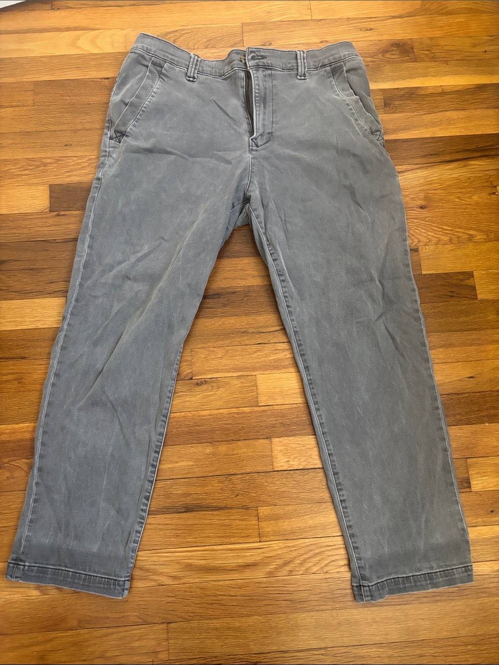 Lucky Jeans Men's Gray Denim Chinos